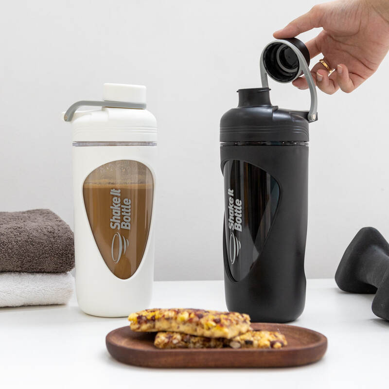 [Áp voucher 8%] Bình Lắc Locknlock Balance Shake It Bottle 800ml - 2 Màu (Đen, Trắng) - HAP949 image number null